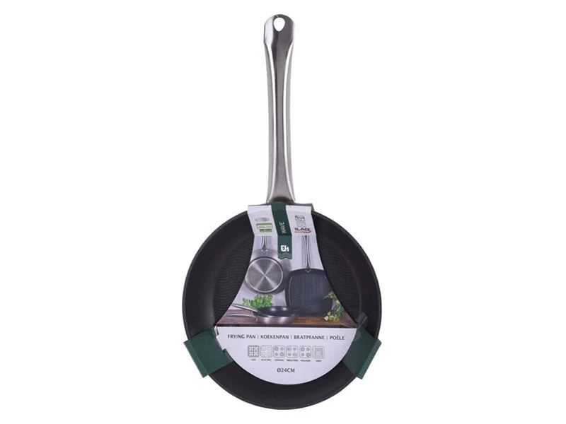 Merkloos Excellent Houseware Ø 24 Cm Koekenpan 4 Merkloos Excellent Houseware Ø 24 Cm Koekenpan - Afbeelding 2